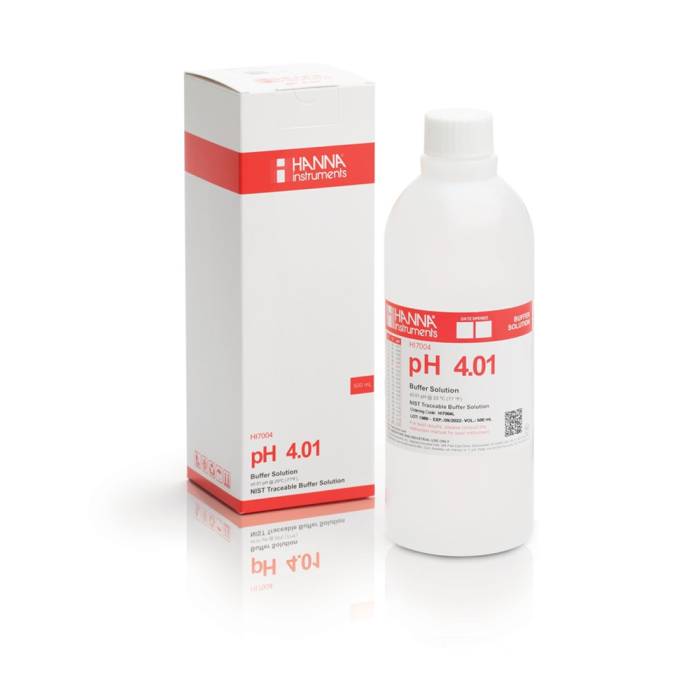 Dung dịch hiệu Chuẩn pH 4.01 – 500mL – HI7004L – Hanna